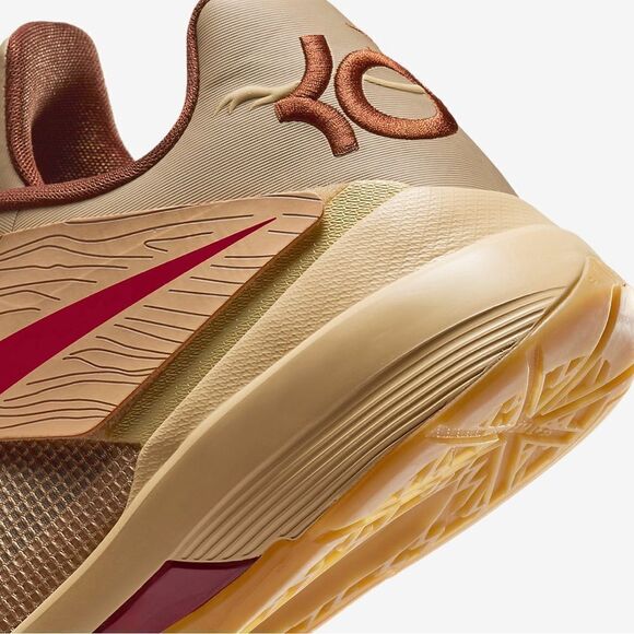 Nike Kd 4 Year of the dragon 2.0 khaki red gum fj4189-200 size 8 - 14​ main image 5